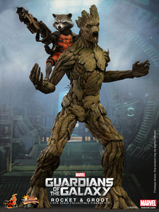 фигурки Guardians of the Galaxy Rocket and Groot 1/6th scale Collectible Figures Set