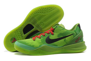 Nike Zoom Kobe VIII(8) Green/Black/Red Mens