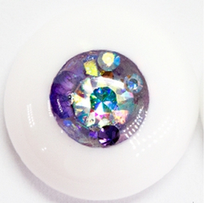 Oscardoll Eyes - Violet Flower1 - 14 mm