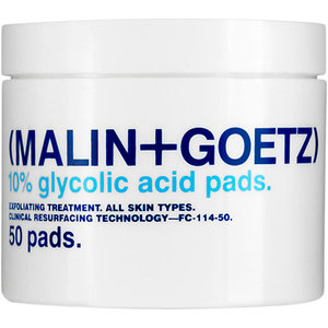 Malin+Goetz 10% glycolic acid pads