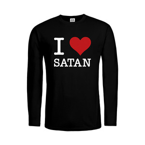 футболка I Love Satan