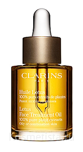 Clarins Lotus Face Treatment Oil – Нормализующее масло для комбинированной и жирной кожи «Лотос» Кларанс