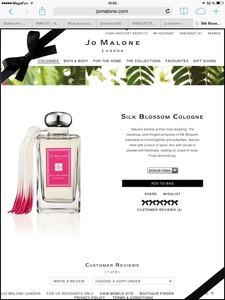 Silk Blossom Cologne by Jo Malone 30 ml