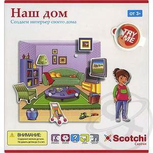 Настольная развивающая игра Scotchi Наш дом