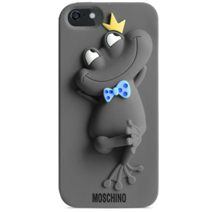 Чехол Moschino Лягушка Серый для iPhone 5/5S