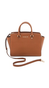 Сумка Michael Kors Selma Large Saffiano Leather Satchel