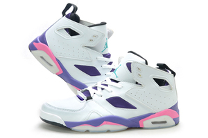 Air Jordan Flight Club 91 Inspired Colorways White/Purple - Pink Nike Trainers