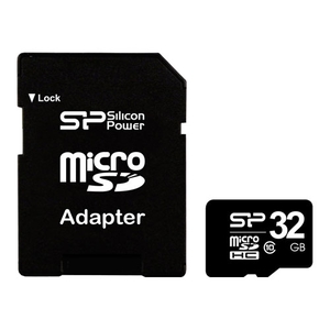 SILICON POWER microSDHC 32GB Class 10