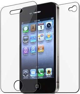 Защитная пленка на iPhone 4 глянцевая front+back