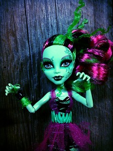 Monster High Venus McFlytrap Зомби Шейк из сета с Рошель