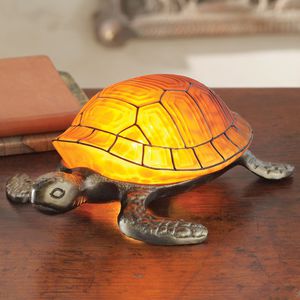 Art Nouveau-inspired Tortoise Lamp