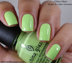 China Glaze Grass is Lime Greener