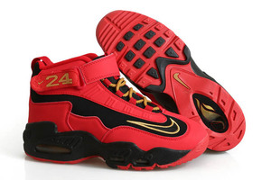 Discount Sale New Release Black/Laser Crimson Nike Air Max Ken Griffey 1 Footwear - Men