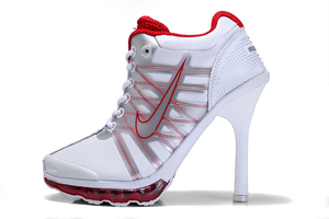 Air Max High Heels Womens Size with White - Red Mahogany & Sport Red