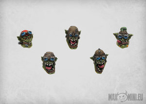 Maxmini Orc Bikers Heads