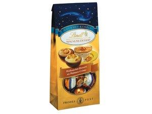 Lindt Gourmet-Kugeln Walnuss-Dessert