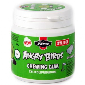 Fazer Angry Birds Chewing Gum Spearmint Pear