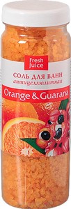 Соль для ванны - Fresh Juice Orange and Guarana