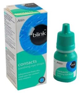 Blink Contacts Увлажняющие капли с гиалуроновой кислотой