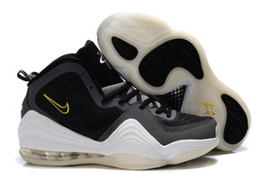 Nike Penny V Cool Grey/Black/White/Yellow Men Shoes