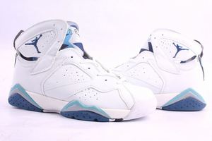 Nike Air Jordan 7 Retro White/Blue Men's