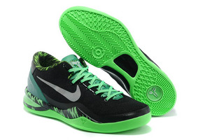 PP(Philippine Edition) Nike Kobe 8 "Gorge Green" with Black/Silver Sports Shoes for Men