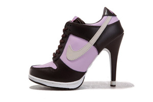 Dunk SB Low Heels Chocolate & Pink Colors Ladies Nike Sneakers