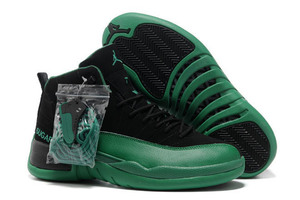 Air Jordan 12 XII Suede Dark GreenBlack Cleats