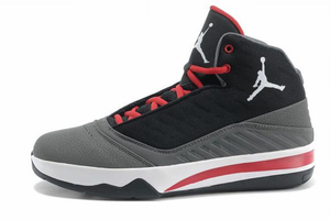 Jordan B'Mo Basketbasll Shoes For Men with Dark Grey/Black/White/Gym Red Colorways