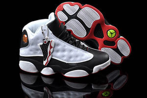 Air Jordan 13 (XIII) Retro "He Got Game"for Female Red/White - Blue