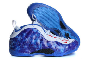 Nike Air Foamposite One Breaking Bad "Pure Crystal" Men's Basketball Shoes Blue White and Red Colorway