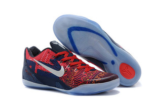 Philippines Low Female Kobe 9 Obsidian with Reflective Silver and Laser Crimson Sneakers EM