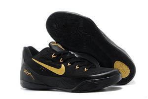 Air Kobe Bryant 9 EM Black/Gold Women Size Low-top Sneakers