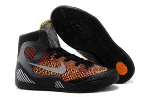 Womens Kobe 9 Elite "Inspiration" Black Anthracite and Metallic Silver Colors Cheap Shoes