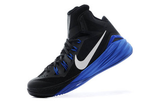 Nike Lunar Hyperdunk 2014 Athletic Sneakers in Colorway Blue/White/Black