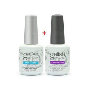 Harmony Gelish Soak Off Foundation Base Coat & Top It Off Coat