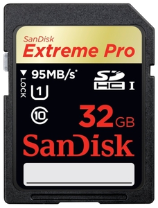 Sandisk Extreme Pro SDHC UHS Class 1 95MB/s 32GB