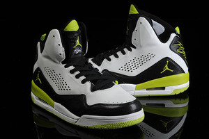 Buy High Womens Flight 45 Jordan Volt/Black/White Shoe