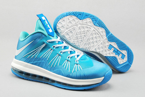 Nike Air Max LeBron X 10 Low Easter Photo Blue Men Shoe