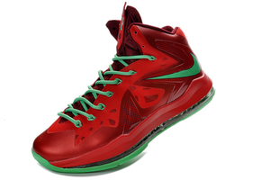 Nike LeBron James X P.S Elite Christmas Red Green Kicks