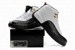 jordan 12 big size with white black