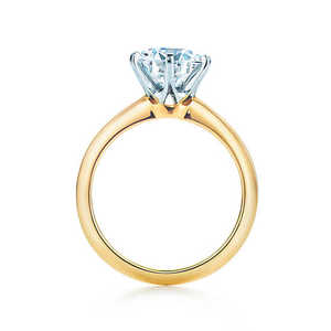 The Tiffany® Setting  18K Yellow Gold