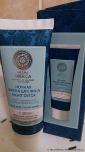 Ночная маска для лица Natura Siberica Night Detox