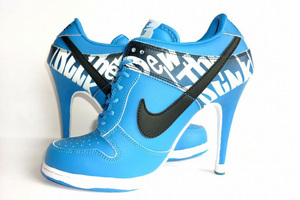 Nike Dunk Heels On Sale with Blue & Black Boots - Low Shoes