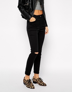 River Island Lana Skinny Jean with Busted Knees