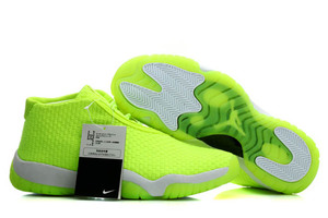 New Mens Volt/White Shoes- Jordan Future "Volt" Michael Nike Brand