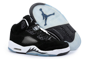 Air Jordan V "Oreo" BLACK COOL GREY WHITE Men's Shoe