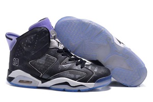 Nike Brand Air Jordan VI 6 Slam Dunk Black NBA Sports Trainers