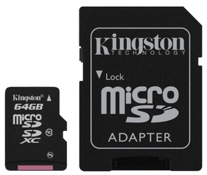 Карта памяти microSD 64гб класс 10