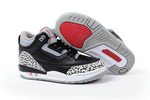 Available Early: Sport Red/Grey Cement/Black Colorways Kids Retro 3 Jordan Shoes Online